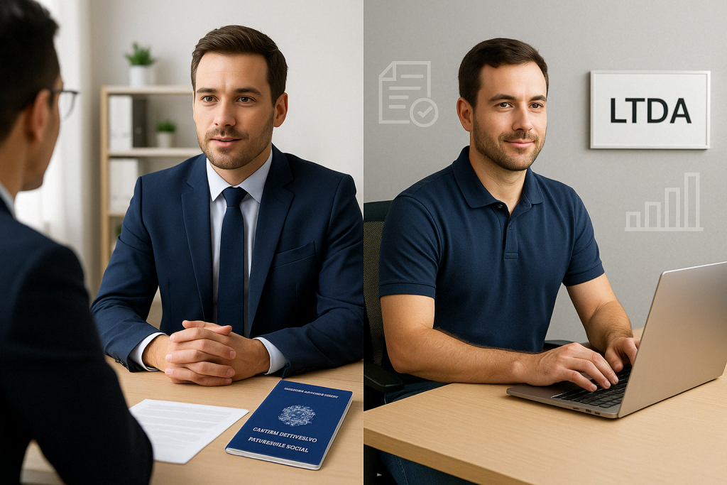 Quem tem empresa LTDA Pode Trabalhar de Carteira Assinada
